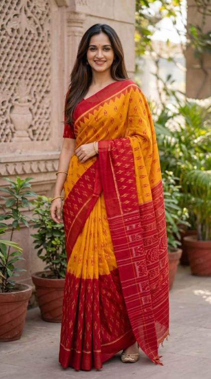 Sckr Ikkat D Traditional saree supplier in Hyderabad